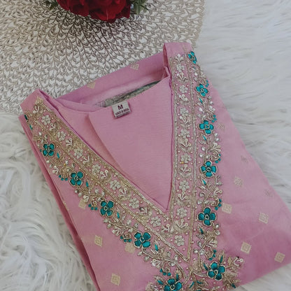 Pink Designer party wear