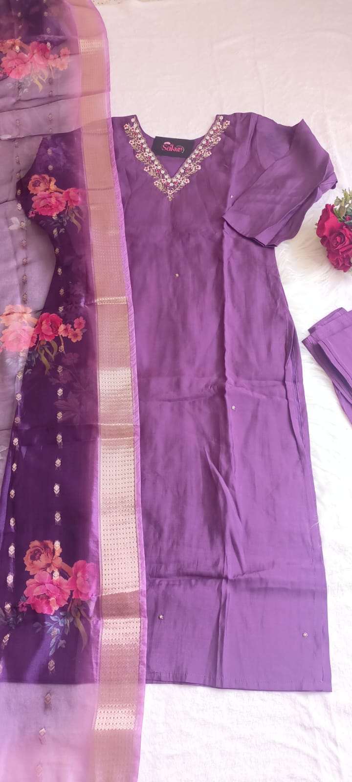 Purple Party Wear