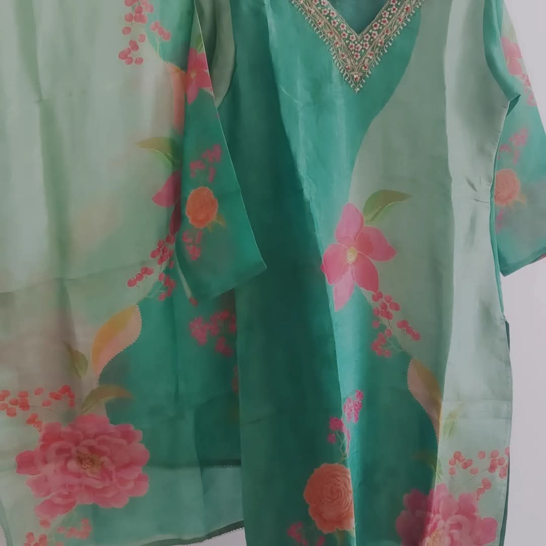 Pure Kanjiwaram Suit