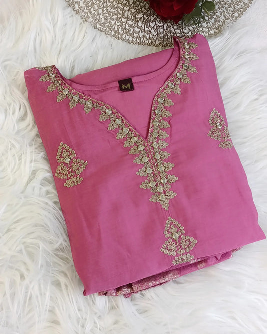 Pink Festive wear