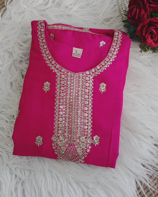 Pink Designer heavy party wear collection