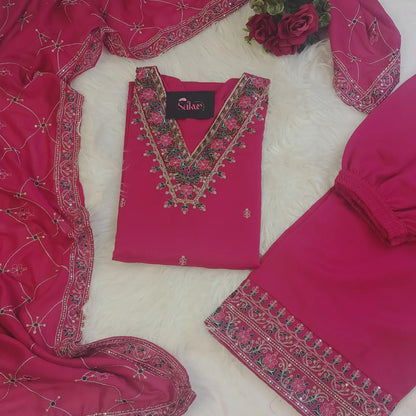 Rani Pink Party Wear Collection